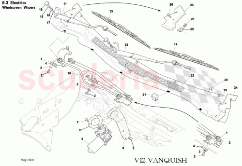 Part Diagram for Aston Martin 1R12-374108-AB