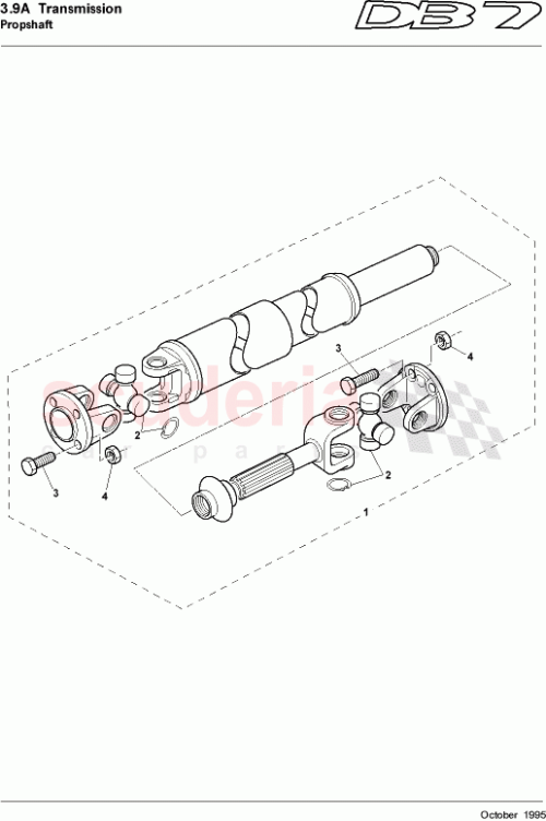 Part Diagram for Aston Martin 31-83482