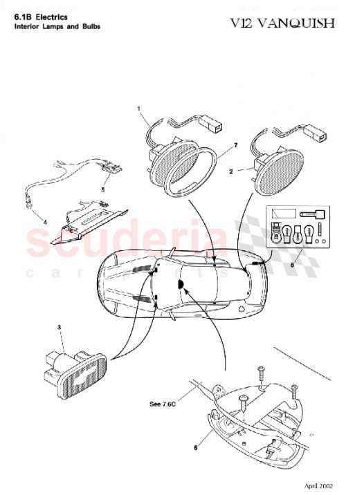 Part Diagram for Aston Martin 1R12-834874-AAW