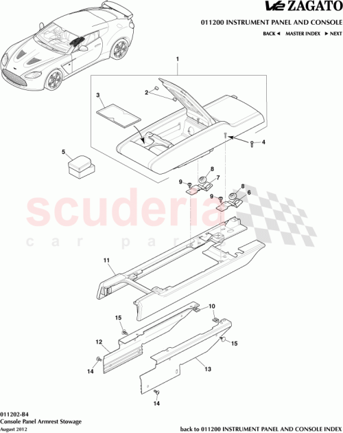 Part Diagram for Aston Martin 8G33-C067446-AAW