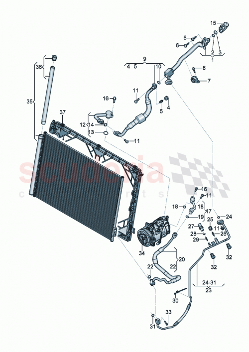 Part Diagram for Bentley 4E0260749A