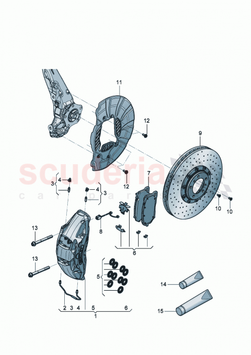 Part Diagram for Bentley 3SA615124J