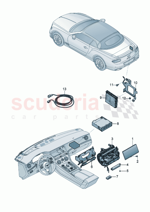 Part Diagram for Bentley 3SA863256C