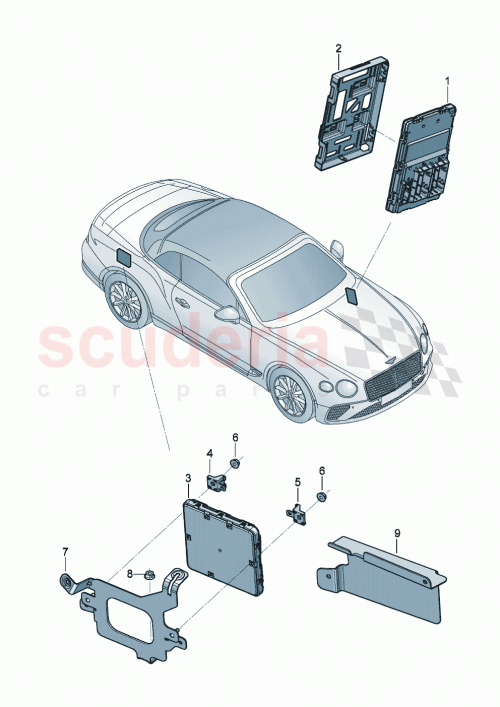 Part Diagram for Bentley 992907064CT