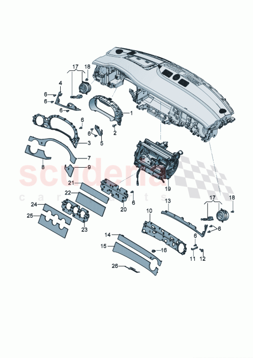 Part Diagram for Bentley 3SB 858 269 A