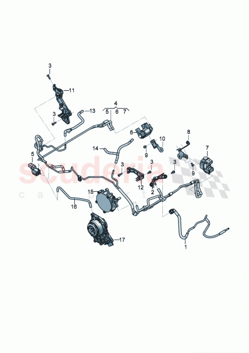 Part Diagram for Bentley 0P2133169D
