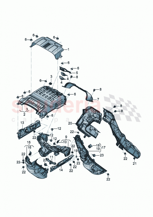 Part Diagram for Bentley 971119213R