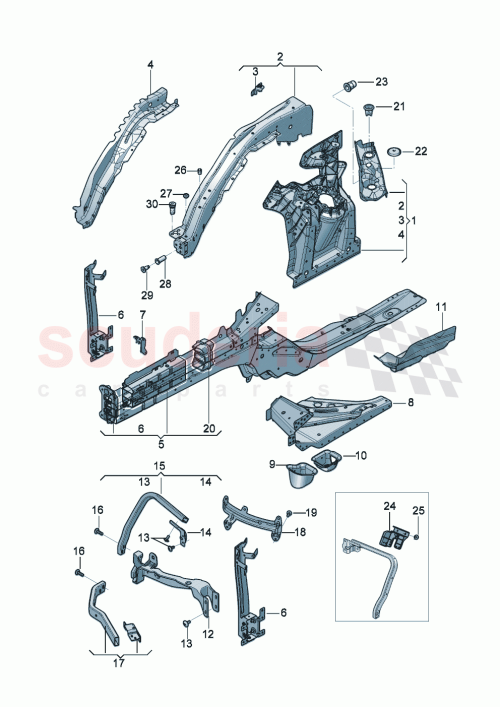 Part Diagram for Bentley 971803042B