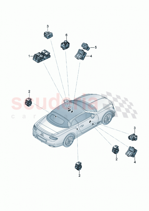 Part Diagram for Bentley 3SD959851A