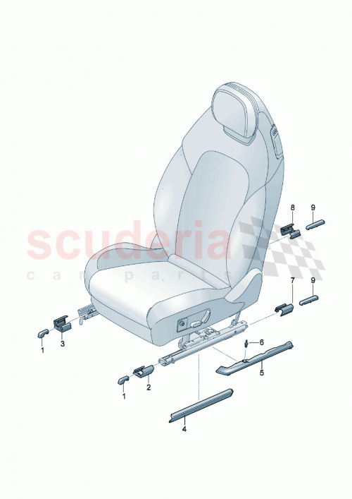 Part Diagram for Bentley 4M0 881 458 B