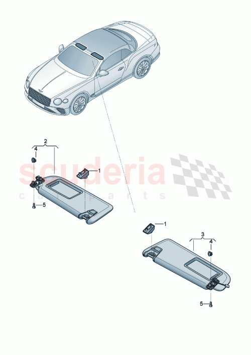 Part Diagram for Bentley 5G0867633