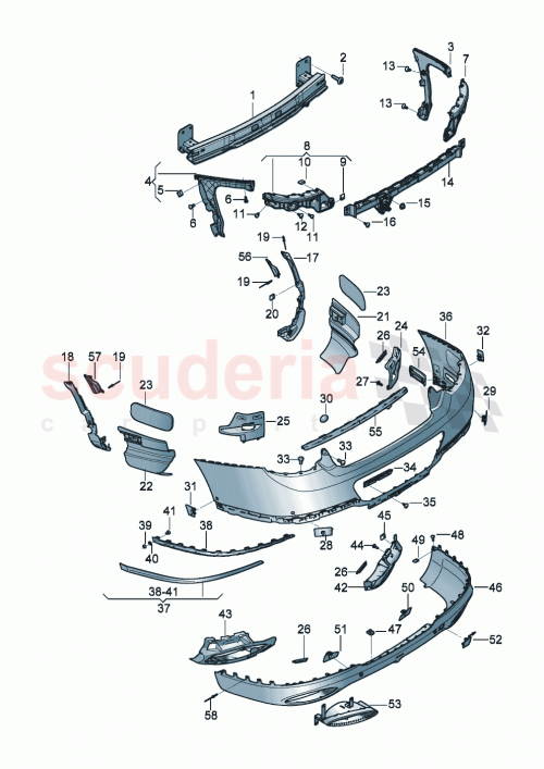 Part Diagram for Bentley 3SD 807 527 A