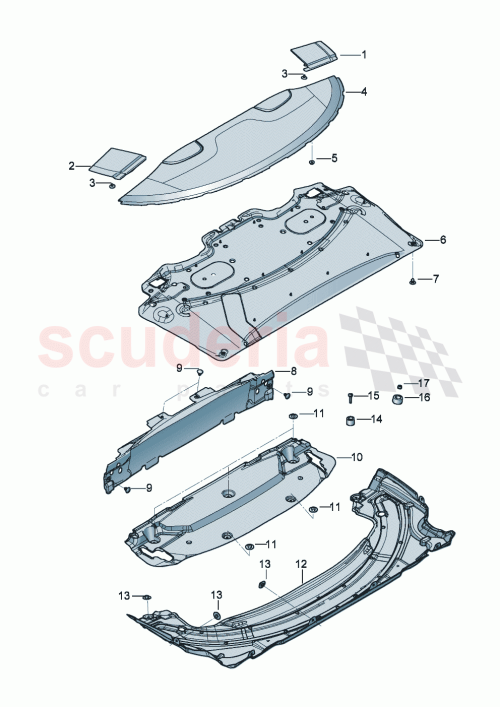 Part Diagram for Bentley 3SD 868 362 A