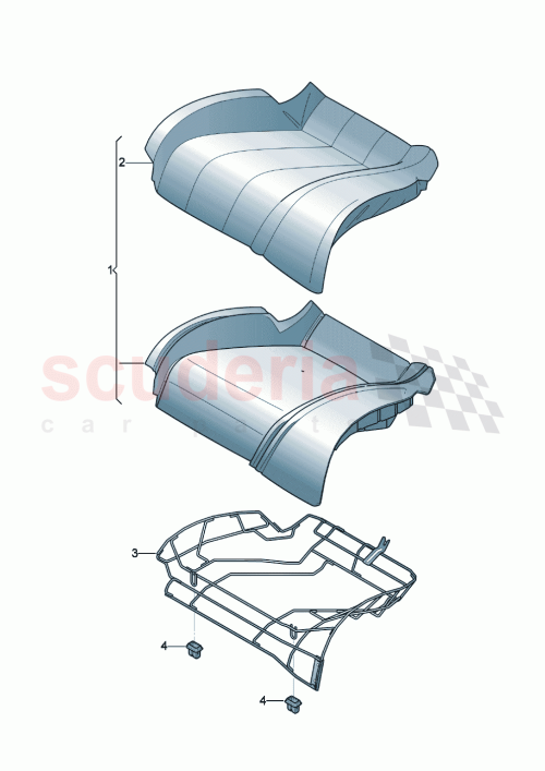 Part Diagram for Bentley 3SD885323F