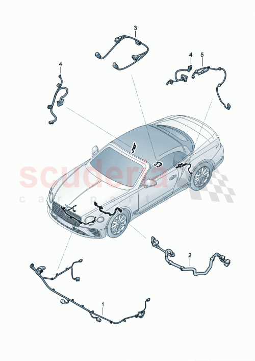 Part Diagram for Bentley 3SA972237C