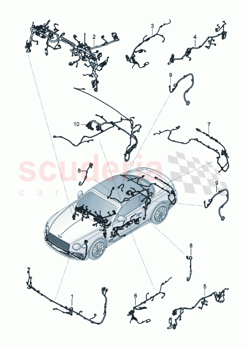 Part Diagram for Bentley 3SC971051PD