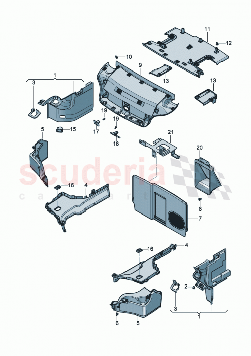 Part Diagram for Bentley 3SD885246A
