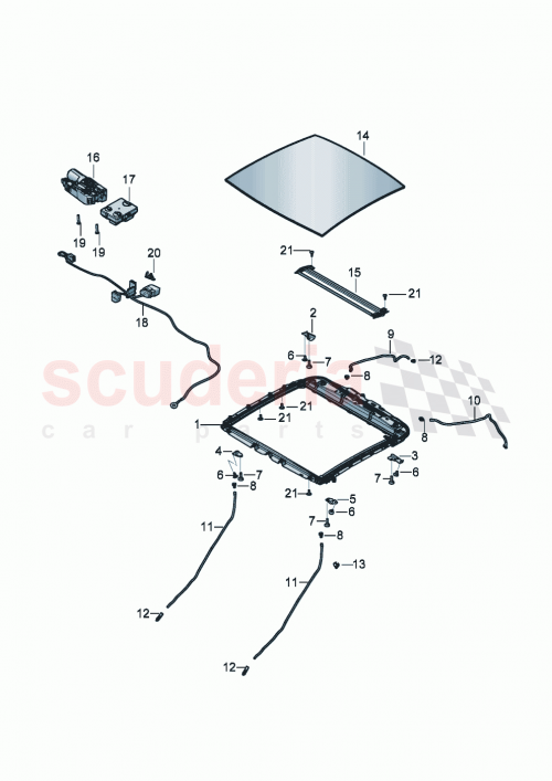 Part Diagram for Bentley 4K0907594AB