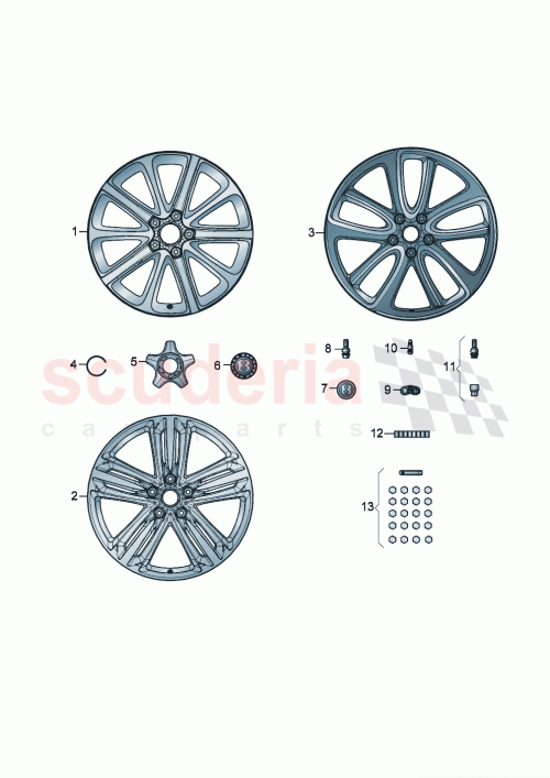 Part Diagram for Bentley 3SA601025BJ
