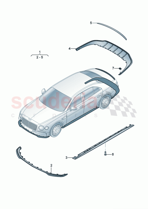 Part Diagram for Bentley 3SE071600