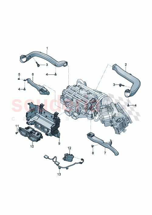 Part Diagram for Bentley 3SE819657