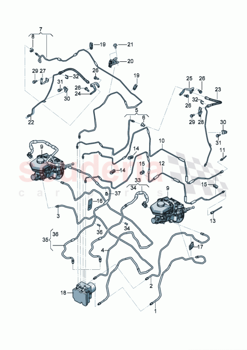 Part Diagram for Bentley 971614726C