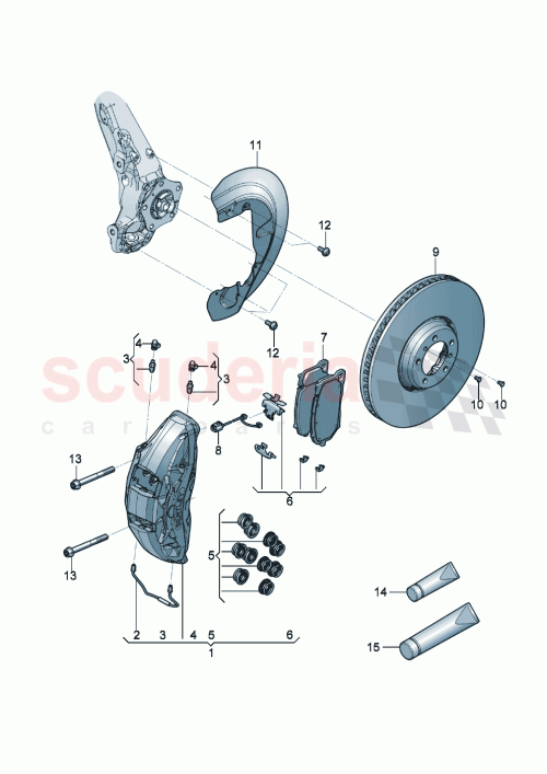 Part Diagram for Bentley 975 615 124 C