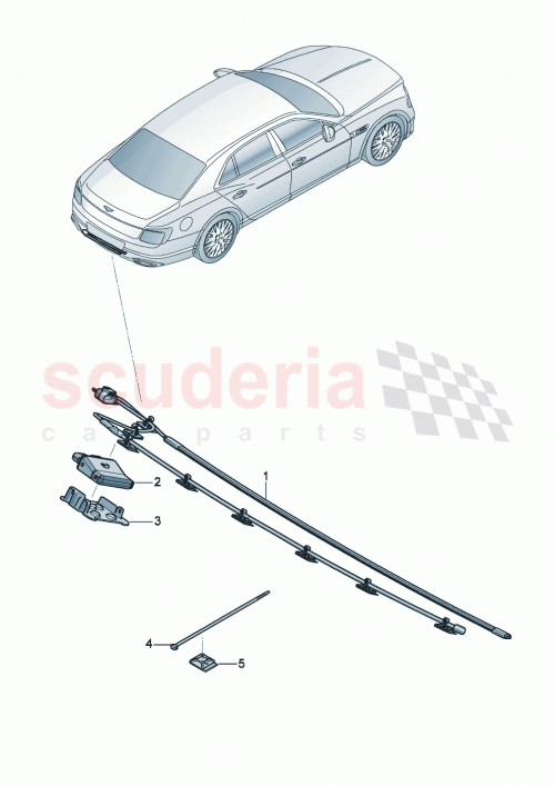 Part Diagram for Bentley 3SE962239