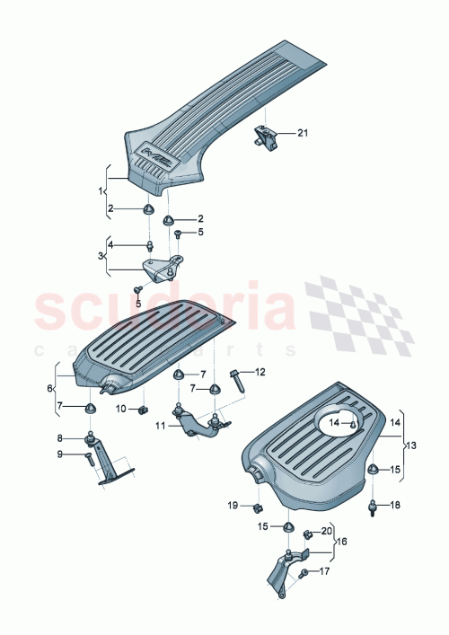 Part Diagram for Bentley 3SD806037B