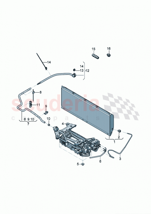 Part Diagram for Bentley 971616795C