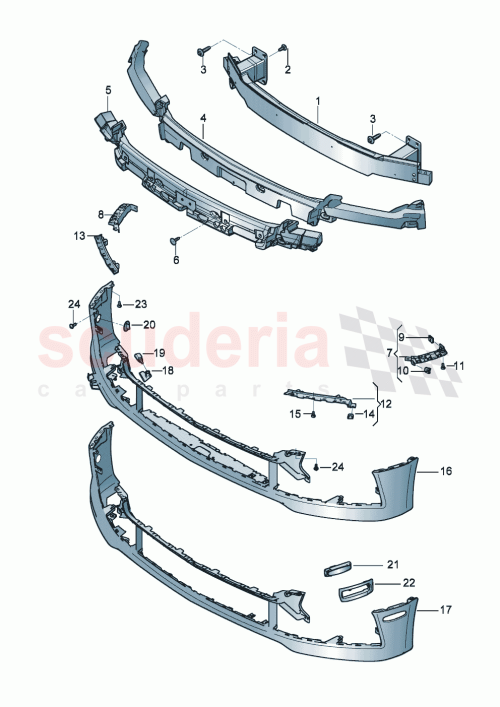 Part Diagram for Bentley 3SE 807 093 B