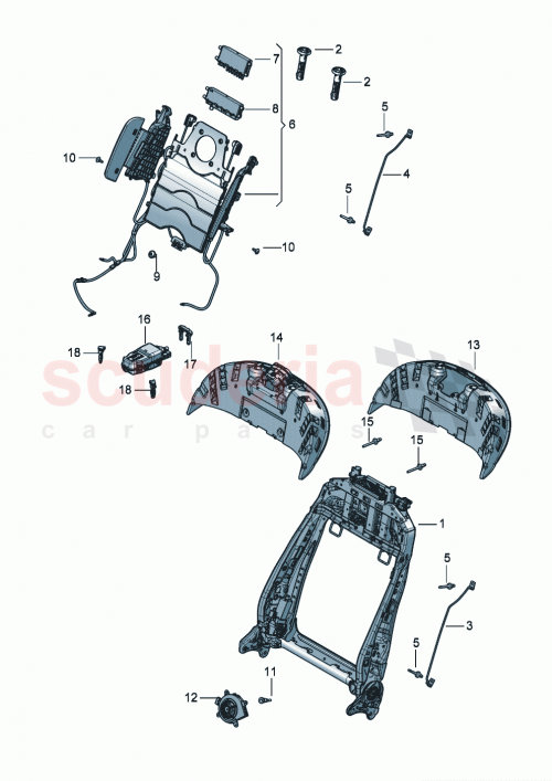 Part Diagram for Bentley 3SE881731H