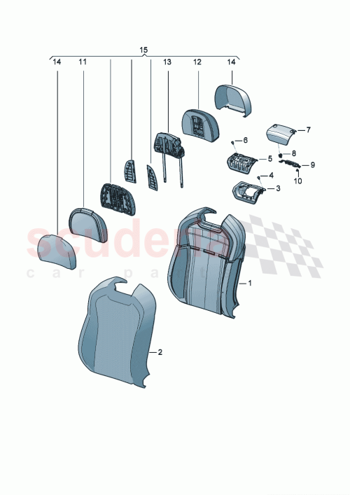 Part Diagram for Bentley 3SE881745
