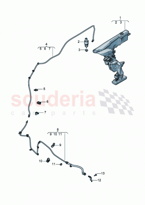 Part Diagram for Bentley 3SA955663A