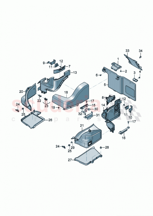 Part Diagram for Bentley 3SE863381C