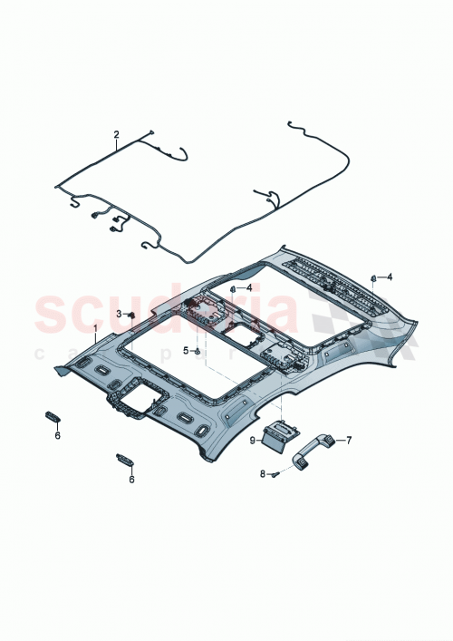 Part Diagram for Bentley 3SE 867 501 FS