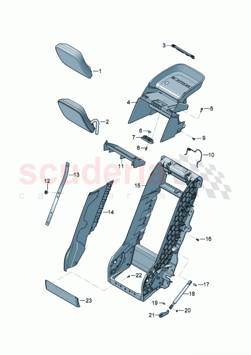 Part Diagram for Bentley 3SE 858 884