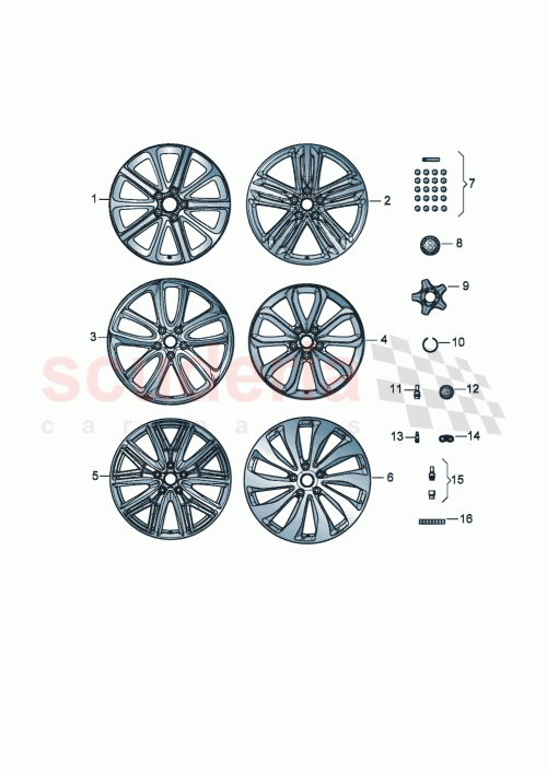 Part Diagram for Bentley 3SE601025AF