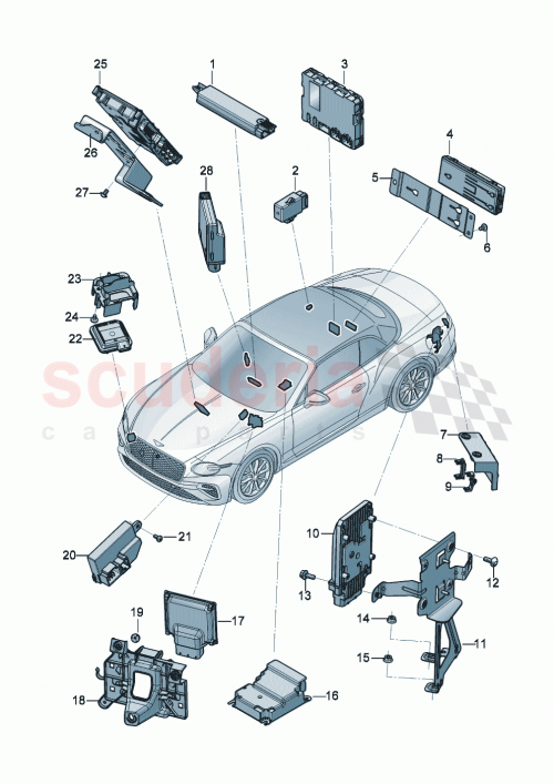 Part Diagram for Bentley 95C 035 585
