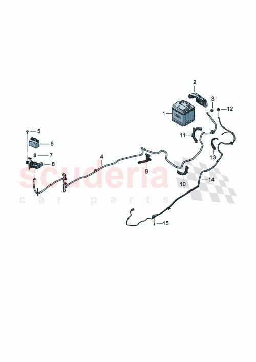 Part Diagram for Bentley 3SD971311M