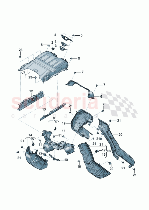 Part Diagram for Bentley 976119213C