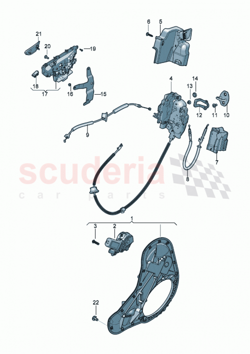 Part Diagram for Bentley 3SA837341A