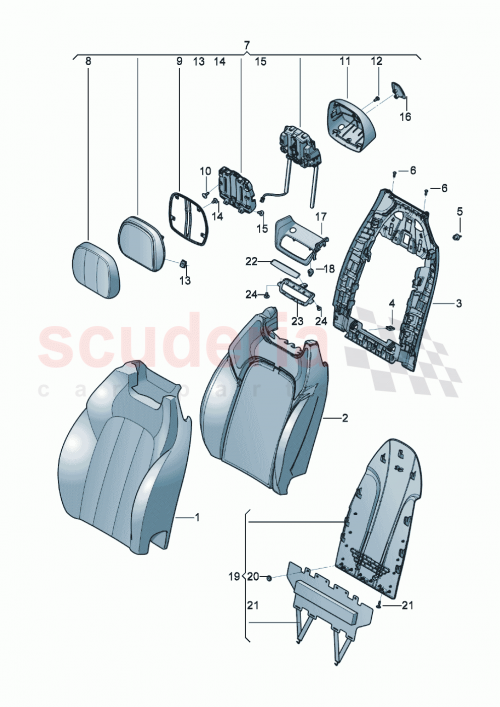 Part Diagram for Bentley 3SD881989BL