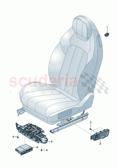 Part Diagram for Bentley 3SD959748B
