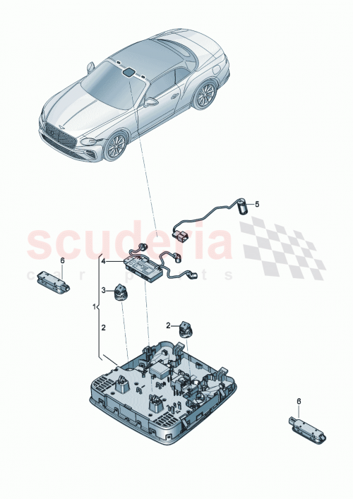 Part Diagram for Bentley 3SD959551FJ