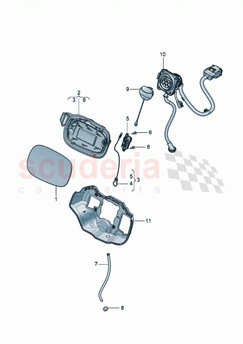 Part Diagram for Bentley 3SD810393D