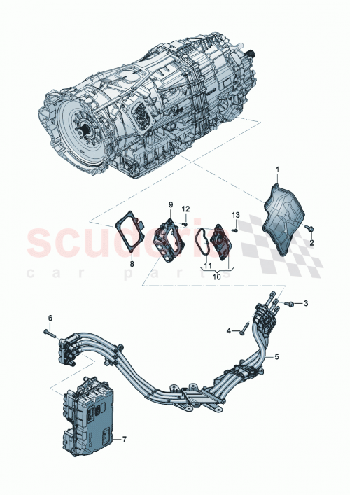 Part Diagram for Bentley 3SA 971 013 D