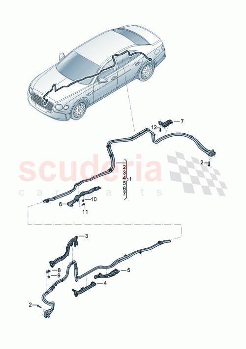 Part Diagram for Bentley 3SE 971 015 C