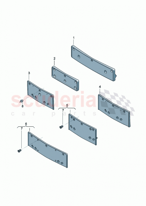 Part Diagram for Bentley 3SE 807 989 A