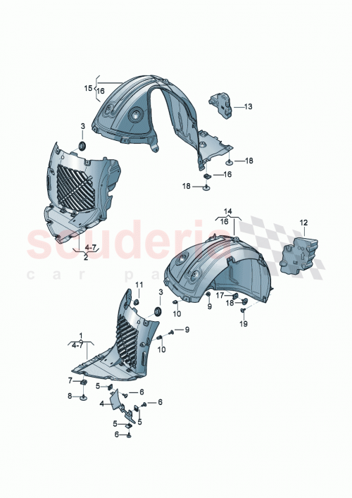 Part Diagram for Bentley 3SE 810 981